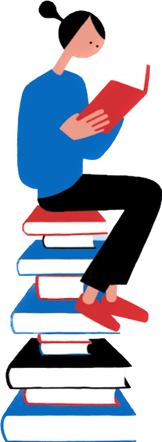 illustration of books